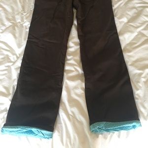 FLANNEL lined chinos